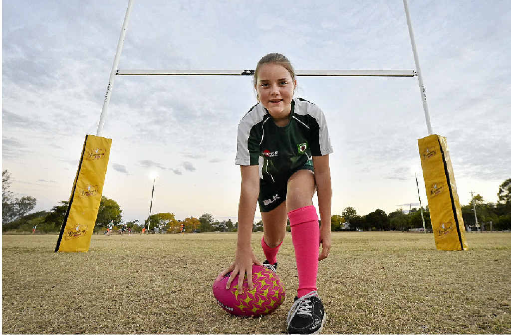 CLUB SUPPORT: Paige van Nek is proof Ipswich Rangers look after the female fraternity, with women being acknowledged at Woodend tomorrow. CLUB SUPPORT: Paige van Nek is proof Ipswich Rangers look after the female fraternity, with women being acknowledged at Woodend tomorrow.